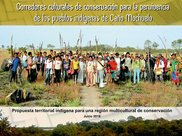 Grafica alusiva a Corredores culturales de conservación para la pervivencia de los pueblos indígenas de Caño Mochuelo