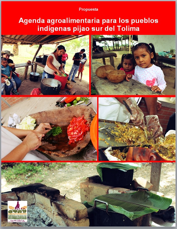 Gráfica alusiva a Agenda agroalimentaria para los pueblos indígenas pijao sur del Tolima